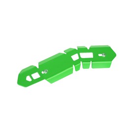 Aluminum Motorcycle Muffler Exhaust Pipe Heat Shield Guard Cover Compatible with KLR650 2008-2025 Green