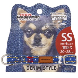 Doggy's Tailor Dog Collar SS Denim Style