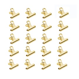 Pack of 30 Metal Foldback Clips for Documents, Photos, Pockets, 31 mm, Black