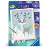 Ravensburger CreArt 20159 - Cute Deer - Painting by Numbers