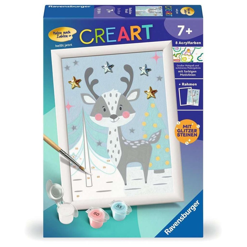 Ravensburger CreArt 20159 - Cute Deer - Painting by Numbers