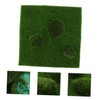 Operitacx Elegant Decorative Moss 4pcs Fake Greening Artificial Lawn Realistic