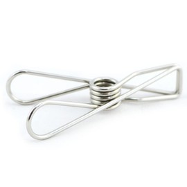 Wire Pegs Stainless Steel Pegs LARGEST & STRONGEST 8.5cm long - 201 Grade (12 pegs in tin)
