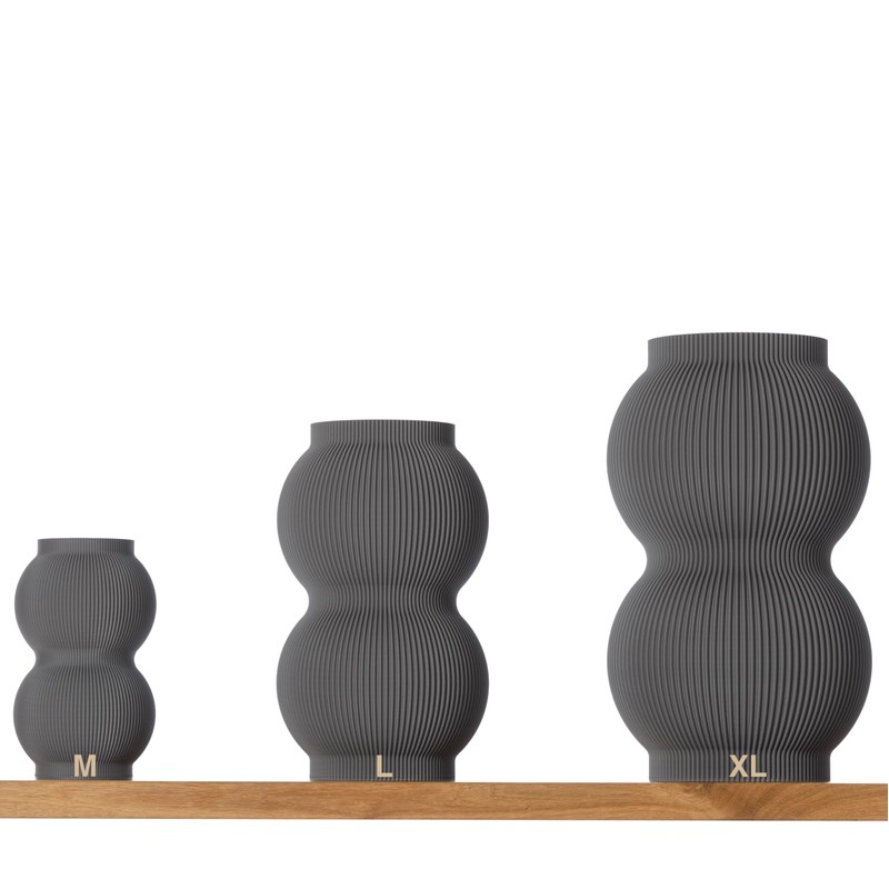 3D Vase Danna Decorative Vase XL 38 cm Floor Vase