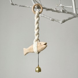 I agree to third-party provision for delivery of amulet wood fish scenery doorbell hanging decoration interior entrance bell door bell scenery bell / 액막이 우드 물고기 풍경 도어벨 행잉 장식 인테리어 현관종 문종 풍경종 배송을 위한 제3자 제공에 동의합니다