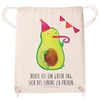 Mr. & Mrs. Panda Avocado Party Sports Bag, cream-coloured