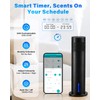 Waterless Essential Oil Diffuser with App, Cordless Rechargeable Cold Air
