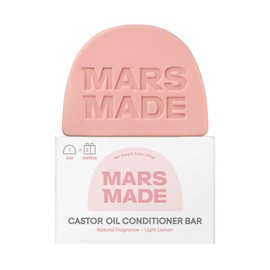 Mars made Castor Oil Conditioner, Barra de acondicionador de aceite de ricino – Acondicionador profundo natural nutritivo y calmante para todo tipo de cabello – Barra de jabón sólida hidratante y limpiadora para el cabello