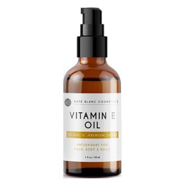 Kate Blanc Cosmetics Aceite de Vitamina E 30 ml - Antioxidante - Hidratante - Piel Suave - Hecho en USA