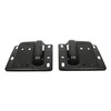 munirater 2Pcs Front Bumper Bracket Set Black Replacement for 2002-2018