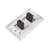 TENINYU Dual HDMI Wall Plate (2 Port) - 4K UHD,