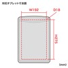 Sanwa Supply PDA-TABS10BKN 10.1 Inch Slip In Neoprene Tablet Inner
