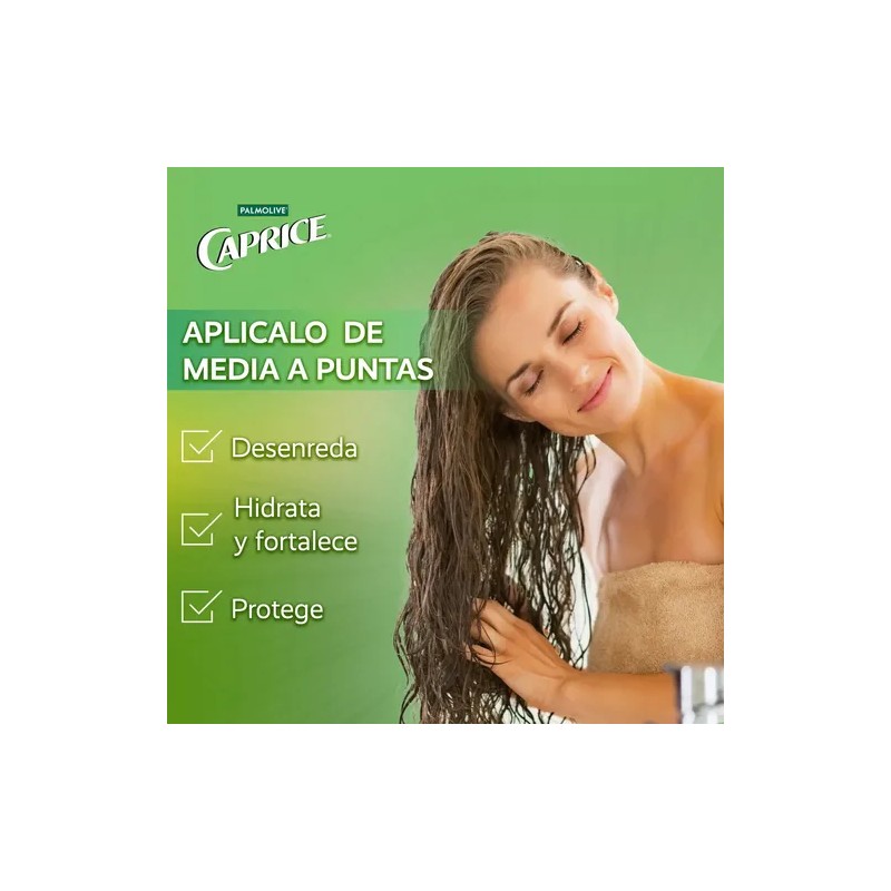 Acondicionador Caprice Rizos Definidos Keratina Aloe 720ml