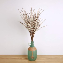 NOLAST 10 Pieces 29.5" Long of Artificial Flowers Faux Jasmine Fake Flower for Wedding Home Office Party Hotel Restaurant Decoration (White)