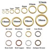 100pcs Antique Bronze Strong No Fade Open Split Jump Rings