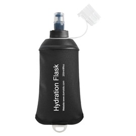 CXWLJL 250ml Soft Flask Soft Water Bottle for Running, Hiking, Travelling, Cycling and Climbing - Black