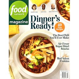 Food Network Magazine Magazine February March 2024 Dinner'S Ready The Best Chili You'Ll Ever Make
