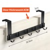Newaner Door Coat Rack with 5 Hooks, Coat Hooks for