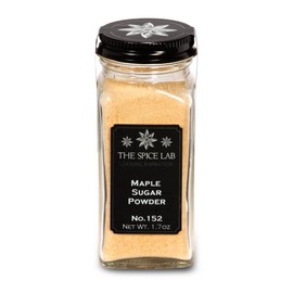 The Spice Lab No. 152 - Maple Sugar Powder - All Natural Kosher Non GMO Gluten Free Sugar - French Jar