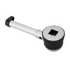 Handheld 10X Magnifier Loupe 3 LEDs Optical Glass with Measure