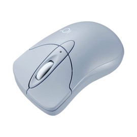 Sanwa Supply MA-IPBBS303BL Bluetooth 5.0 Mouse, Silent 3 Buttons, Blue LED, Small, "Ioplas" Series, Sky Blue