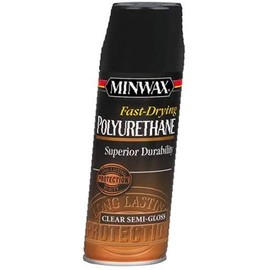 Minwax 33055000 Fast-Drying Polyurethane Aerosol, 11.5 Ounce, Semi-Gloss-1