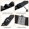 JDNFKG 2-piece number plate belt, number plate fix tool, adjustable