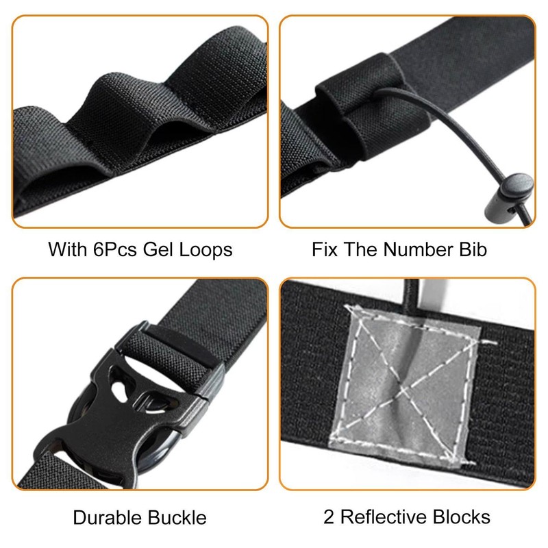 JDNFKG 2-piece number plate belt, number plate fix tool, adjustable