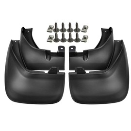 A-Premium Set of 4PCS Mud Flaps Splash Guards Mudguards Mudflaps with Hardware Kits Compatible with Kia Sportage, 2005-2010, Sport Utility, EX Models Only, Front and Rear (Driver & Passenger Sides)