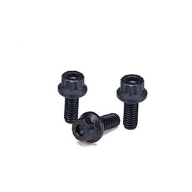 ARP 645-2250 Black Oxide 7-16-14" RH Thread 2.250" UHL 12-Point Bolt with 1/2" Socket and Washer, (Set of 5)
