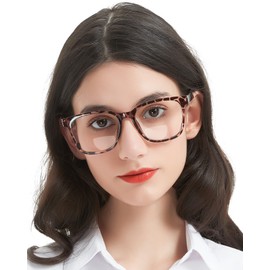 MARE AZZURO Large Bifocal Reading Glasses 1.75+ Women Blue Light Blocking Readers 1.00 1.25 1.50 1.75 2.00 2.25 2.50 2.75 3.00 3.50 (Leopard, 175)