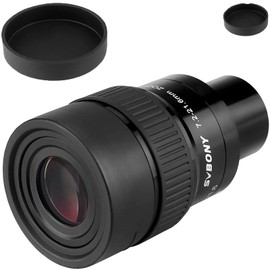 SVBONY SV191 Zoom Eyepiece, 7.2-21.6mm Zoom Telescope Eyepiece, Super-Wide Angle 1.25 Inches Zoom Lens