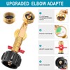 Dedjgoo 1Set Propane Tank Adapter Regulator Propane Adapter with Propane