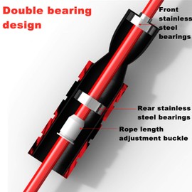 Yizemay Wireless Jump Rope, Training Ropeless Skipping Rope for Fitness, Adjustable Weighted Cordless Jump Rope 70mm Ball for Men Women Kids Indoor Outdoor