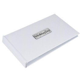 Metal Planet Ltd Wedding Day Pocket Sized Photo Album Gift - White