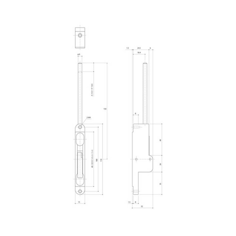 中西 Industrial France Off 150 mm DC – 860 –