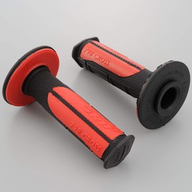 Daytona ProGrip 98144 Motorcycle Grip, Handle Diameter φ0.9 inches (22.2 mm), For Off-Road Use, 4.5 inches (115 mm), Anti-Vibration Gel, End Non-Penetration, 798 Type, Black/Red