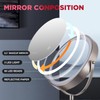 Wall Mounted Makeup Mirror, 1x/20x Magnifying Mirror with 8.5" Double