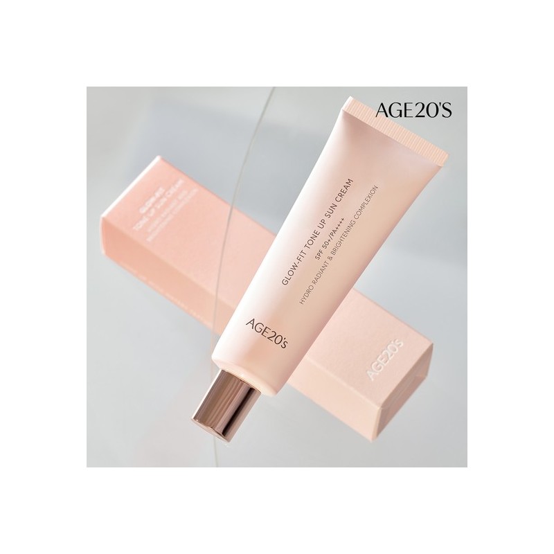AGE20'S Glow Fit Tone-Up Sun Cream x 2 (SPF50+ PA++++)