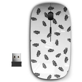 KAWAMOUSE 2.4G Ergonomic Portable USB Wireless Mouse for PC, Laptop, Computer, Notebook with Nano Receiver (Fire Extinguisher)