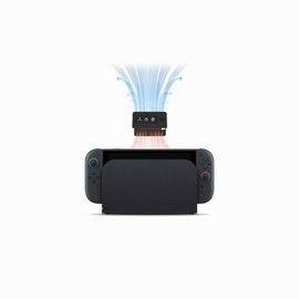 Switch 2 Cooling Fan, Switch 2 for Docks, Cooling Cooler, Heat Exhaust Fan, Silent, Air Flow Adjustment, Temperature Display, Built-in Stand, Cover Compatible, Switch 2 Compatible, Peripheral Devices