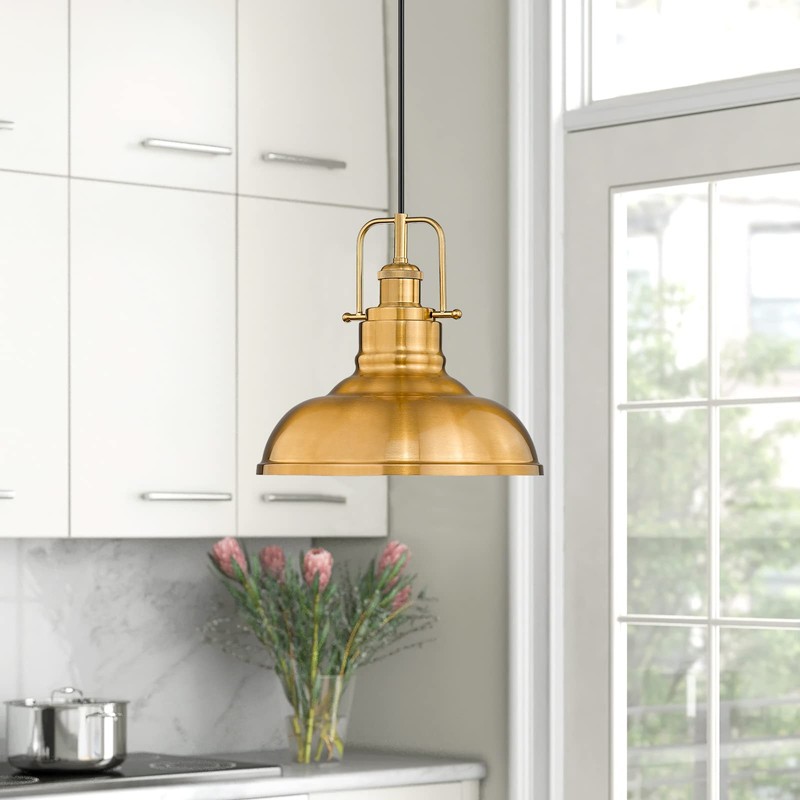 zeyu 2 Pack Farmhouse Pendant Lights, 11-inch Industrial Ceiling Pendant