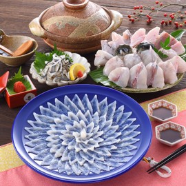 Torafugu Food Full Course (11.8 inches (30 cm) Plates for 3 - 4 People, Morning Caught, Gift for Year-end Gifts