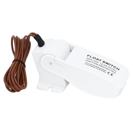 Saunke - Interruptor flotante para bomba de sentina, 12 V, 24 V, 32 V, protección contra encendido, color blanco
