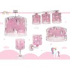 Dalber Children's Wall Lamp, Children's Lampshade, Pink