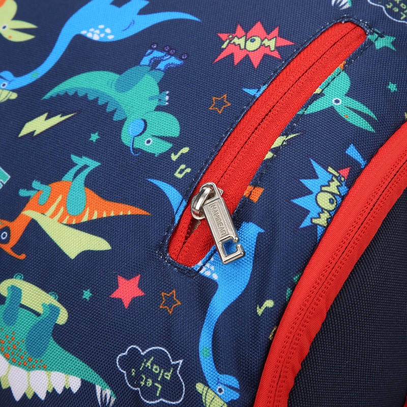 Children Cartoon Dinosaur Pattern Backpack Kid Cute Travel Portable Schoolbag