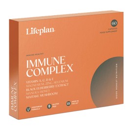 LIFEPLAN Immune Complex 60 Capsules – Immune Support Supplement – Vitamins & Minerals for Daily Immune Defence – 81.66g