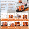 Chainsaw Sharpener Jig Kit, Portable Chainsaw Sharpening Tool with 3