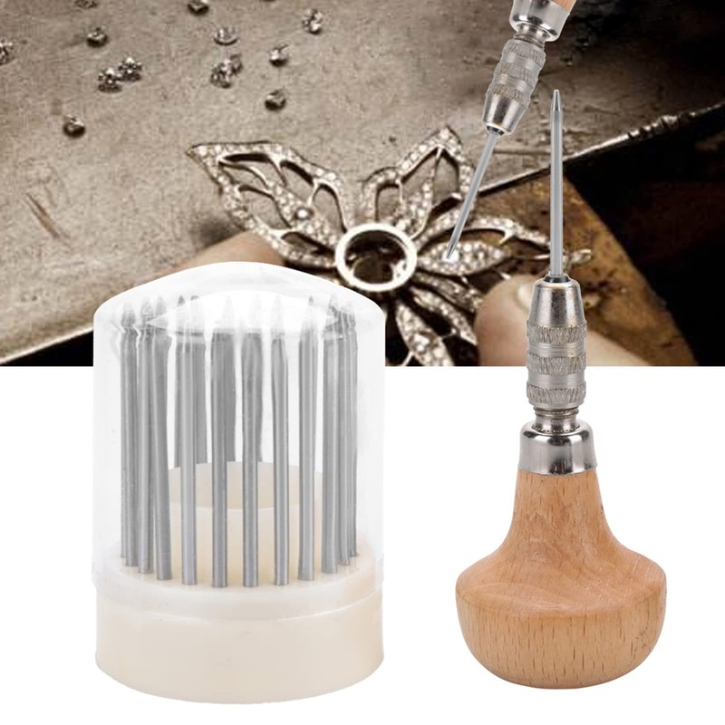 Graver Beader Tools Set, Bead Tool Diamond Setting Diamond Grain