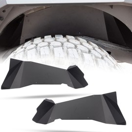AUTOFREE Rear Inner Fender Liners Compatible with 2007-2018 Jeep Wrangler JK JKU 2-Doors & 4-Doors, Offroad Black Powder Coated Steel Splash Guard with Mounting Accessories 2PCS